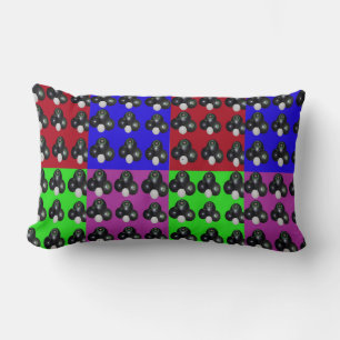 Coussin Rectangle Motif patchwork de couleurs de Lawnbowls,