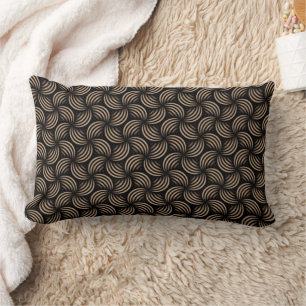 Coussin Rectangle Motif Rétro 3D Élégant