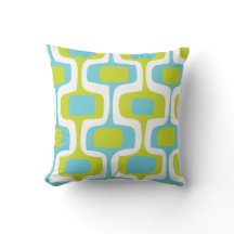 Motif rétro Aqua Chartreuse MCM au milieu du siècl