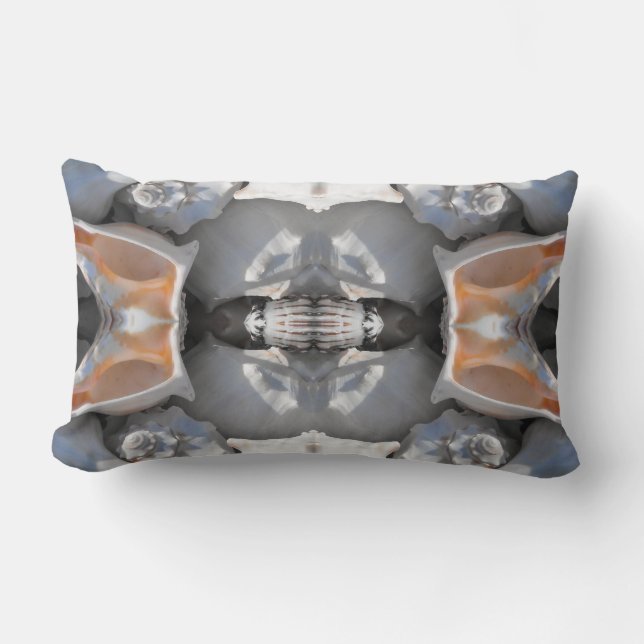 Coussin Rectangle Motif Sea Shell (Recto)