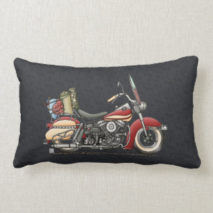 Coussin Rectangle Moto mignonne