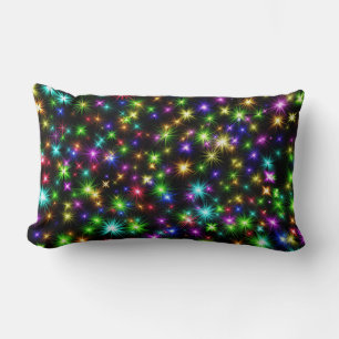 Coussin Rectangle Multicolor Christmas Star Rays-57191