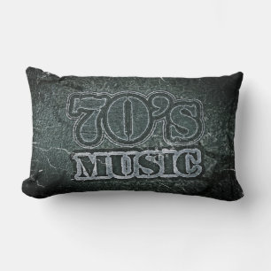 Coussin Rectangle Musique vintage 70's