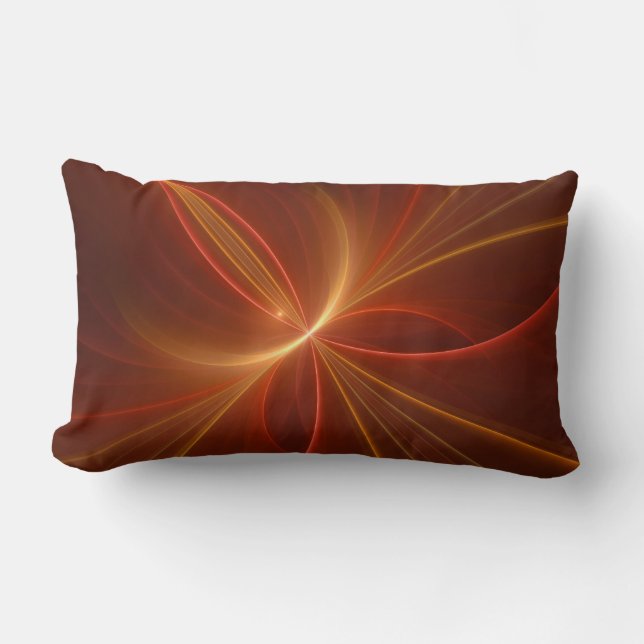 Coussin Rectangle Mystique Abstrait Fractal Art Moderne Couleurs cha (Recto)