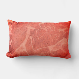 Coussin Rectangle Namibie Afrique Rock Art Peinture