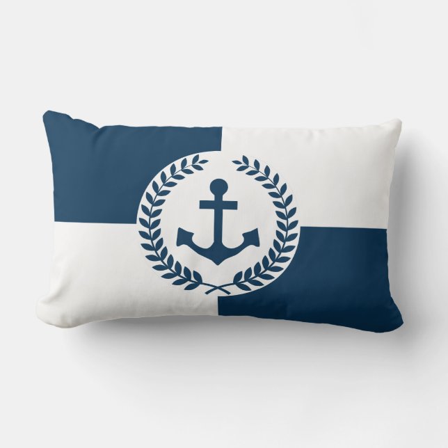 Coussin Rectangle Nautical themed design (Recto)