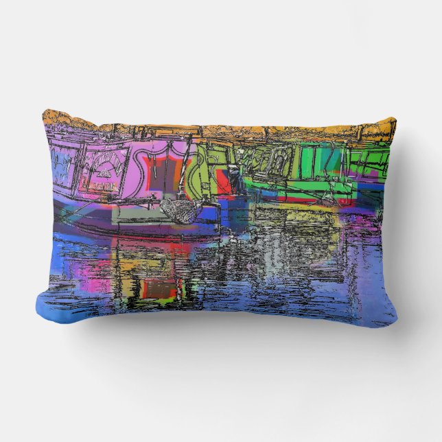 COUSSIN RECTANGLE NAVIRES (Recto)