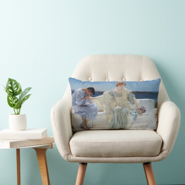 Coussin Rectangle Ne me demandez plus par Sir Lawrence Alma-Tadema (Chaise)