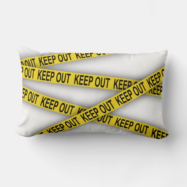 Coussin Rectangle Ne pas rester à l'écart ne pas traverser la bande  (Recto)