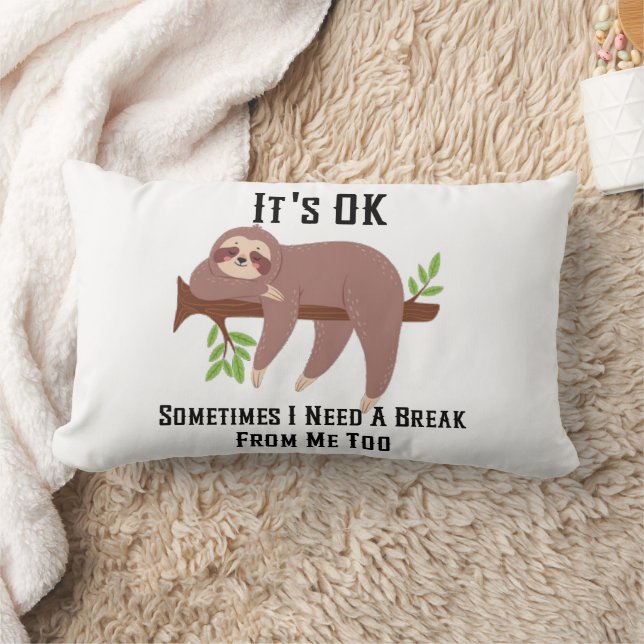 Coussin Rectangle Need a Break Pillow (Couverture)