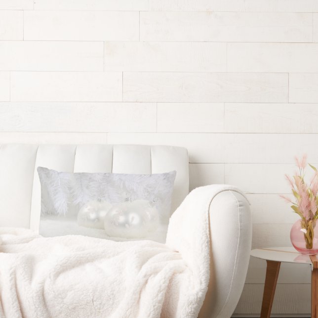 Coussin Rectangle Noël blanc (Canapé)