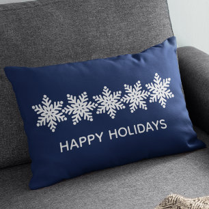 Coussin Rectangle Noël des snowflèches modernes