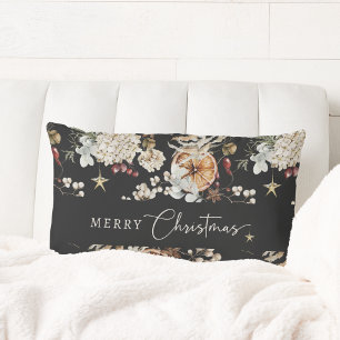 Coussin Rectangle Noël noir