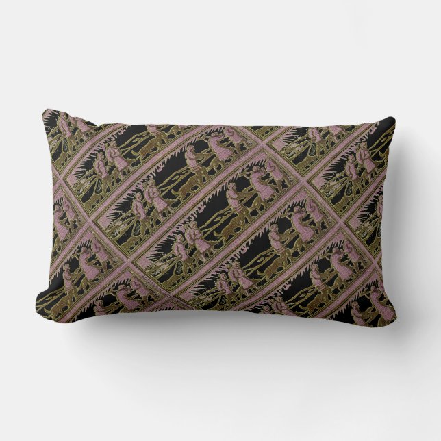 Coussin Rectangle "Nord magnétique" (Recto)