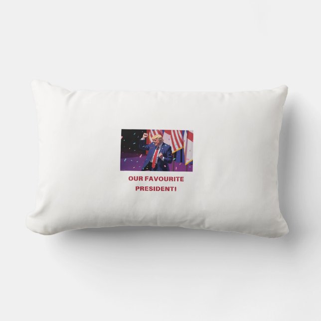 Coussin Rectangle NOTRE PRÉSIDENTE PRÉFÉRÉE Meilleur cadeau pour cou (Recto)