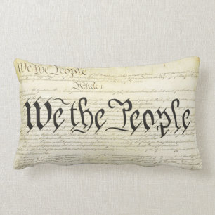Coussin Rectangle Nous la constitution des USA de personnes
