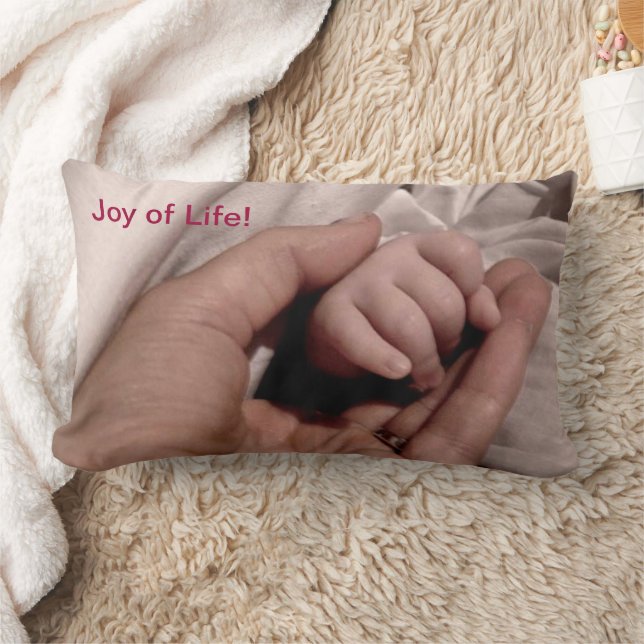 Coussin Rectangle Nouvelle maman et bébé - Joie de la vie (Couverture)