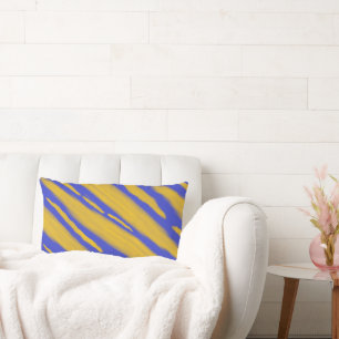 Coussin Rectangle Nuages Dorés Ondes