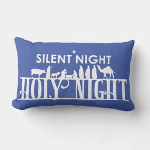 Coussin Rectangle Nuit Silencieuse Nuit Sainte Nativité Entière