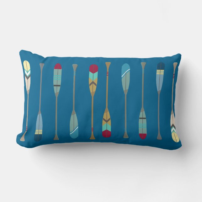 Coussin Rectangle Oars vintages (Recto)