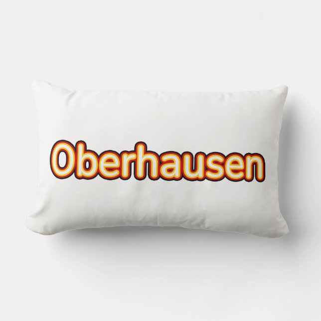 Coussin Rectangle Oberhausen Allemagne (Recto)