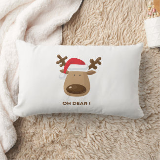 Coussin Rectangle Oh Dear Funny Reindeer Christmas for mom
