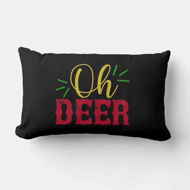 Coussin Rectangle Oh Deer (Recto)