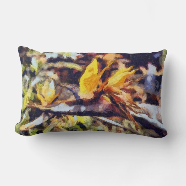 Coussin Rectangle Oiseau hawaïen du paradis (Recto)