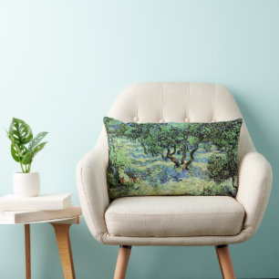 Coussin Rectangle Oliveraie par Vincent van Gogh