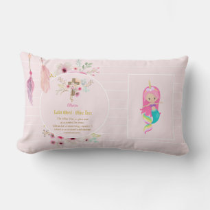 Coussin Rectangle OLIVIA - Filles Nom Signification Cadeau - Sirène