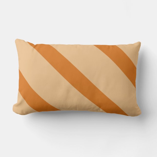 Coussin Rectangle Orange Diagonal Grille American Mojo Thailer Couss (Recto)