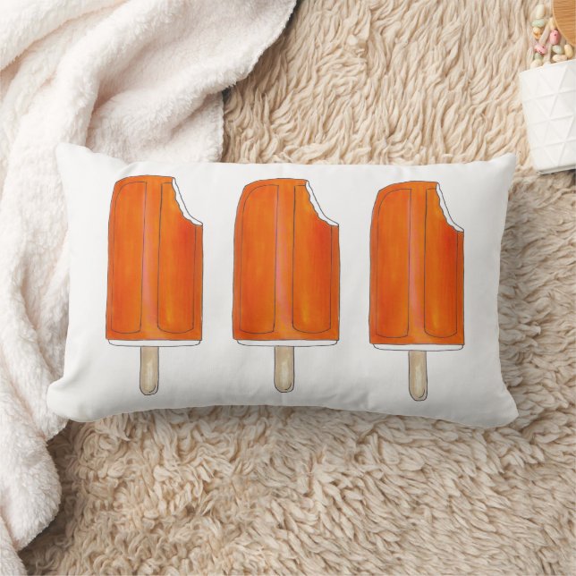 Coussin Rectangle Orange n'Crème Crème glacée Crème crème pâtisserie (Couverture)
