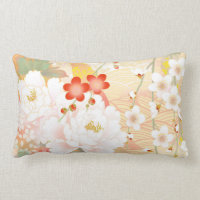 Oriental Accent japonais Floral Couleurs douces-1