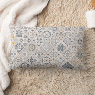 Coussin Rectangle Ornement traditionnel portugais et espagnol Boho