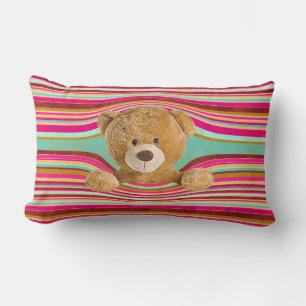 Coussin Rectangle Ours En Teddy