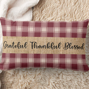 Coussin Rectangle Paid Farmhouse Rustic Thaillow Pillow