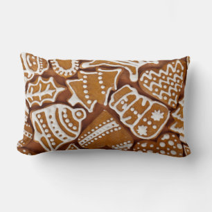 Coussin Rectangle Pain d'épices Les biscuits jettent l'oreiller