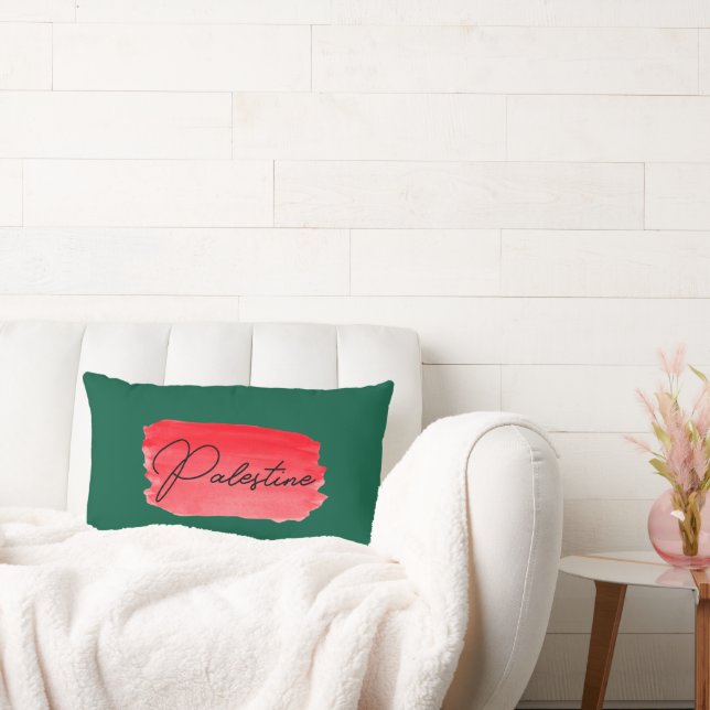 Coussin Rectangle Palestine Gaza Libre (Canapé)