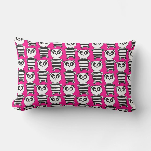 Coussin Rectangle Panda Kids (Recto)