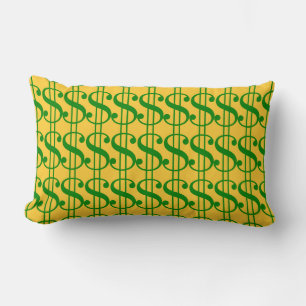 Coussin Rectangle Panneau Dollar Personnalisé Pillow