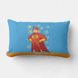 Coussin Rectangle Papa Superhero en Fête des pères