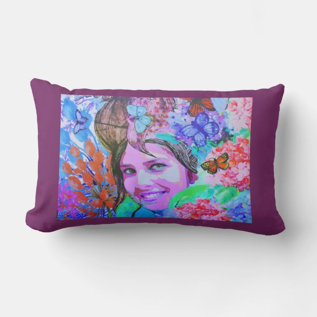Coussin Rectangle Papillon (Recto)