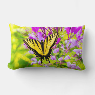 Coussin Rectangle Papillon à queue jaune