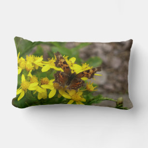 Coussin Rectangle Papillon Comma dans le parc national des Glaciers