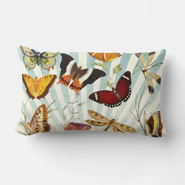 Coussin Rectangle Papillons (Recto)