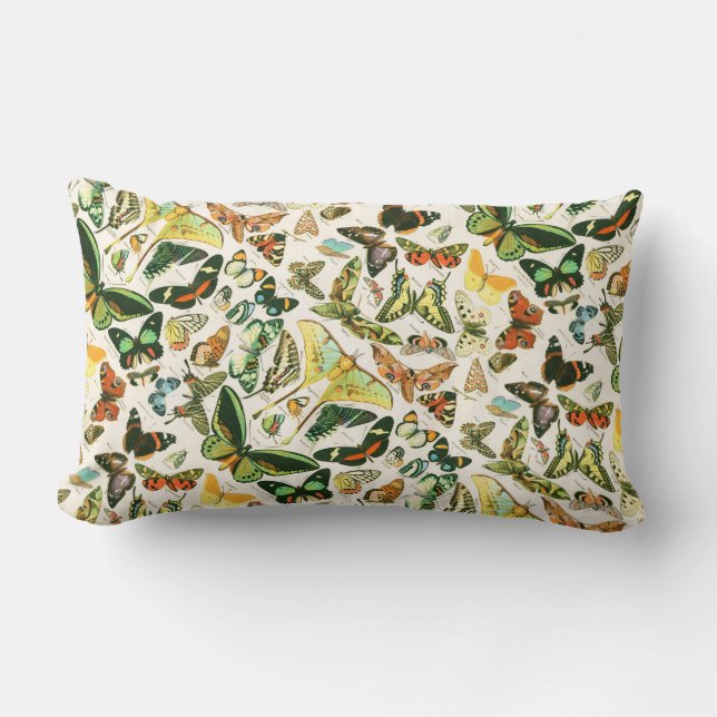 Coussin Rectangle Papillons (Recto)