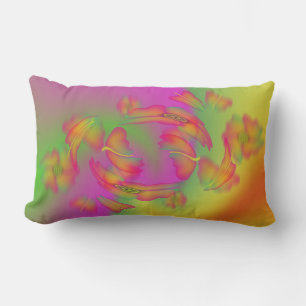 Coussin Rectangle Papillons & Fleurs