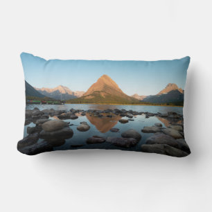Coussin Rectangle Parc national de glacier du lac mountain