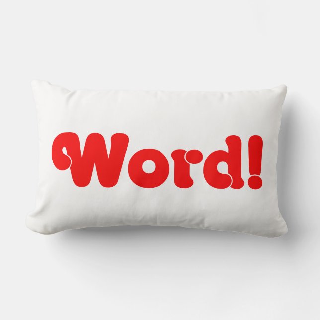 Coussin Rectangle Parole ! (Recto)