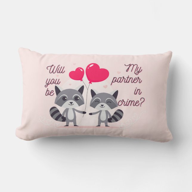 Coussin Rectangle Partenaires dans le domaine de la criminalité (Recto)